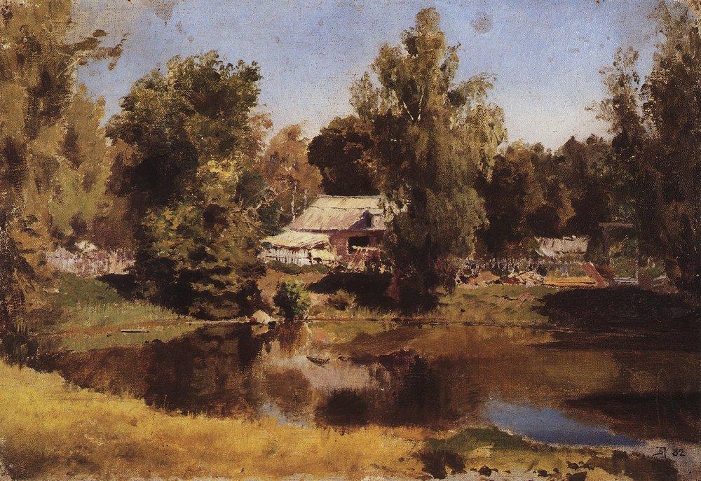 Upper Pond In Abramtsevo — Vasily Dmitrievich Polenov