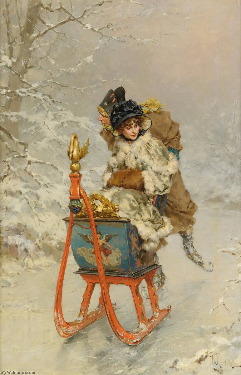 The Sleigh Ride — Frederik Hendrik Kaemmerer