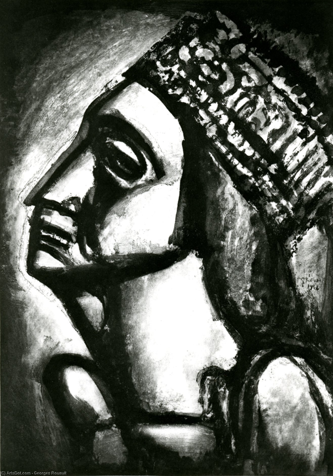 Vierge Aux Sept Glaives — Georges Rouault