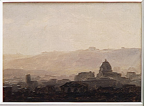 Rome Maisons Dominees Par Un Dome — Pierre-henri De Valenciennes