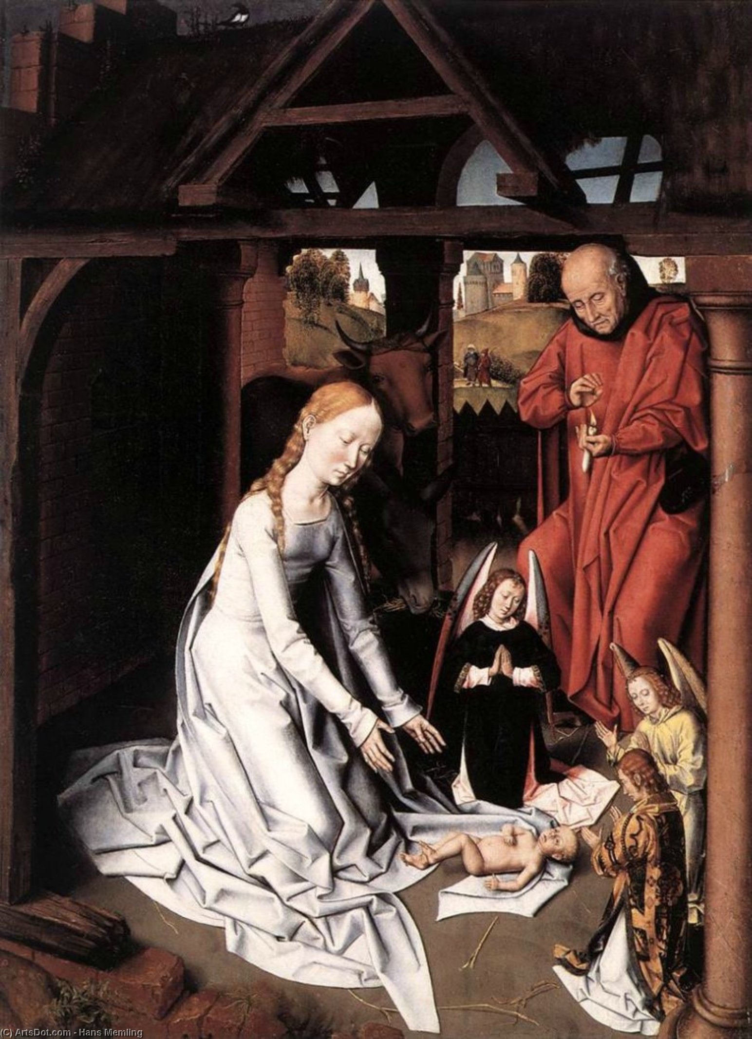 Copies Of Lost Works - Nativity — Memling, Hans