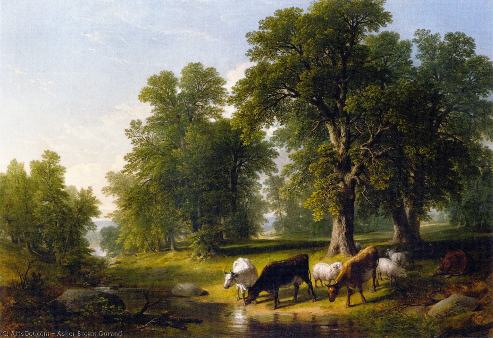 A Summer Afternoon — Ашер Браун Дюран