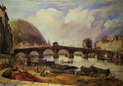 Bridge Of Arches, Liege — William Alfred Delamotte