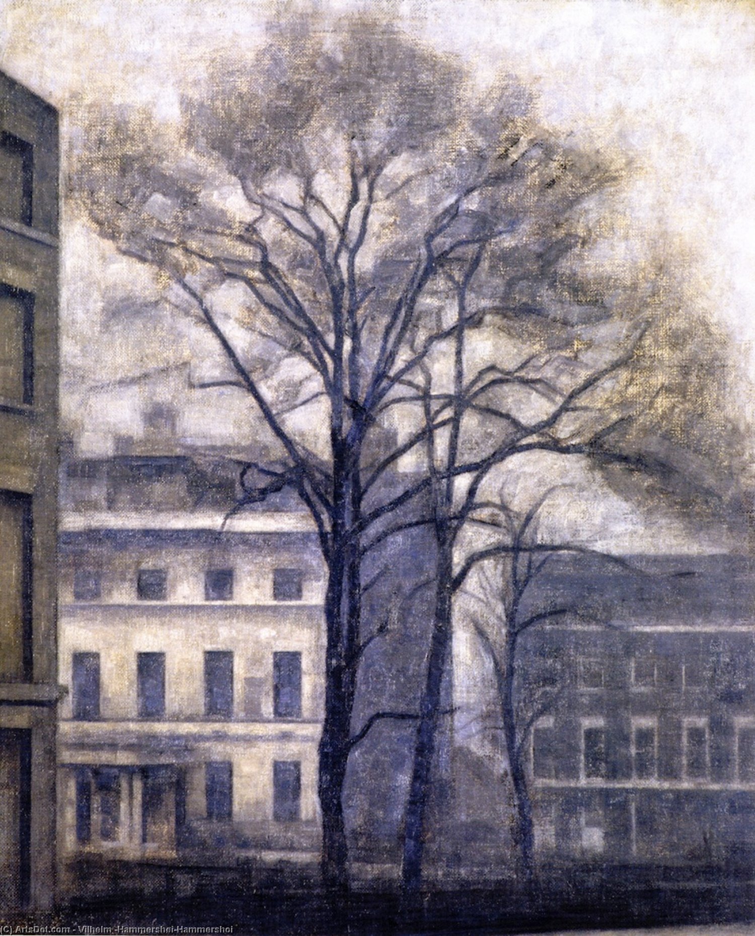 The Jews' College 'rabbinical Seminary In Guilford Street, London'' — Vilhelm (hammershøi)hammershoi