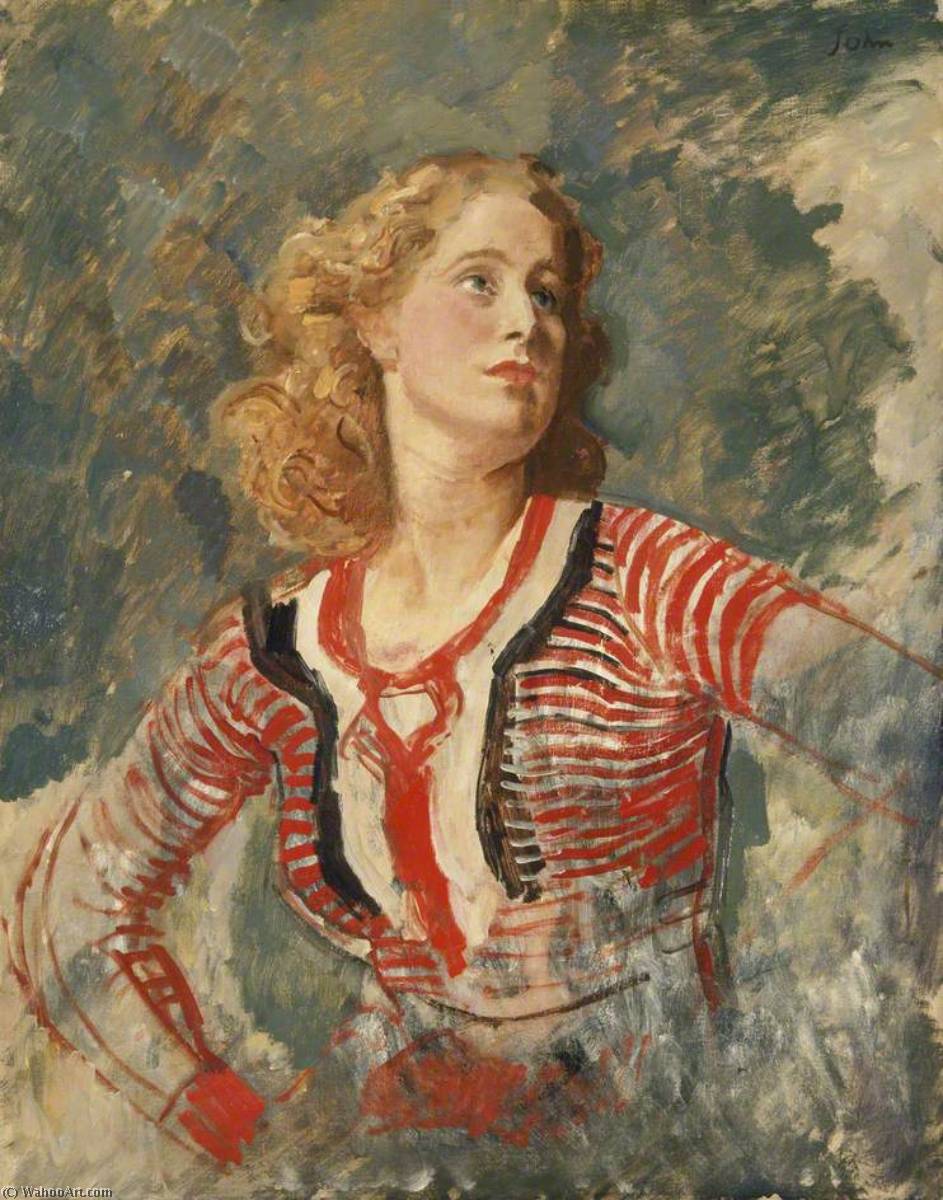 Caitlin Macnamara (1913–1997) — Augustus Edwin John