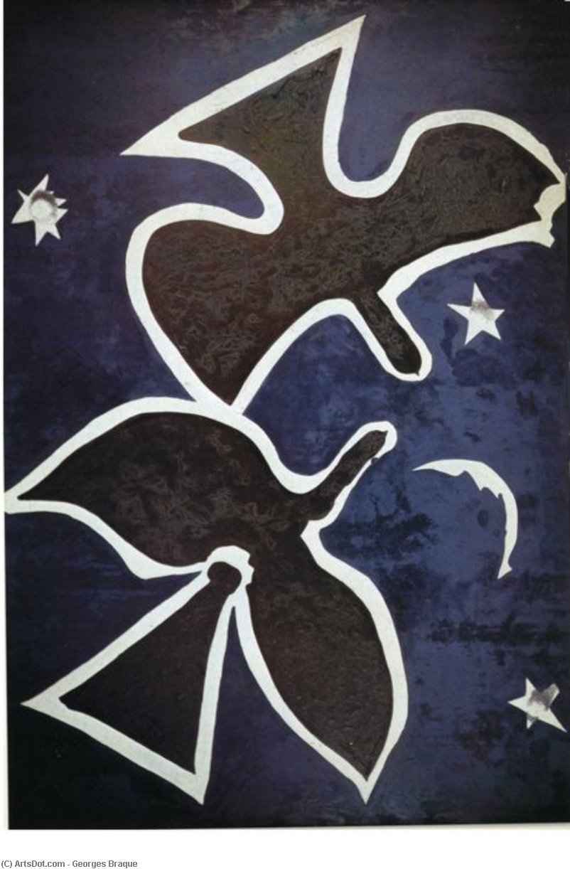 El Techo Del Salón Henri Ii En El Louvre — Georges Braque