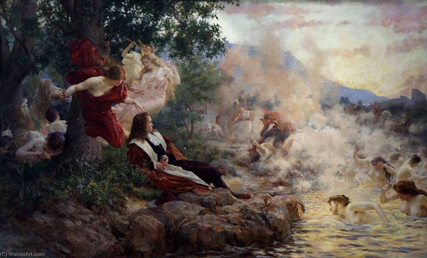 Gundulic's Dream — Vlaho Bukovac