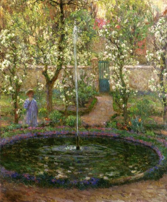 The Jet Of Water — Henri Le Sidaner