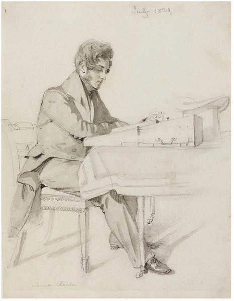 Portrait Of James Roche — Daniel Maclise