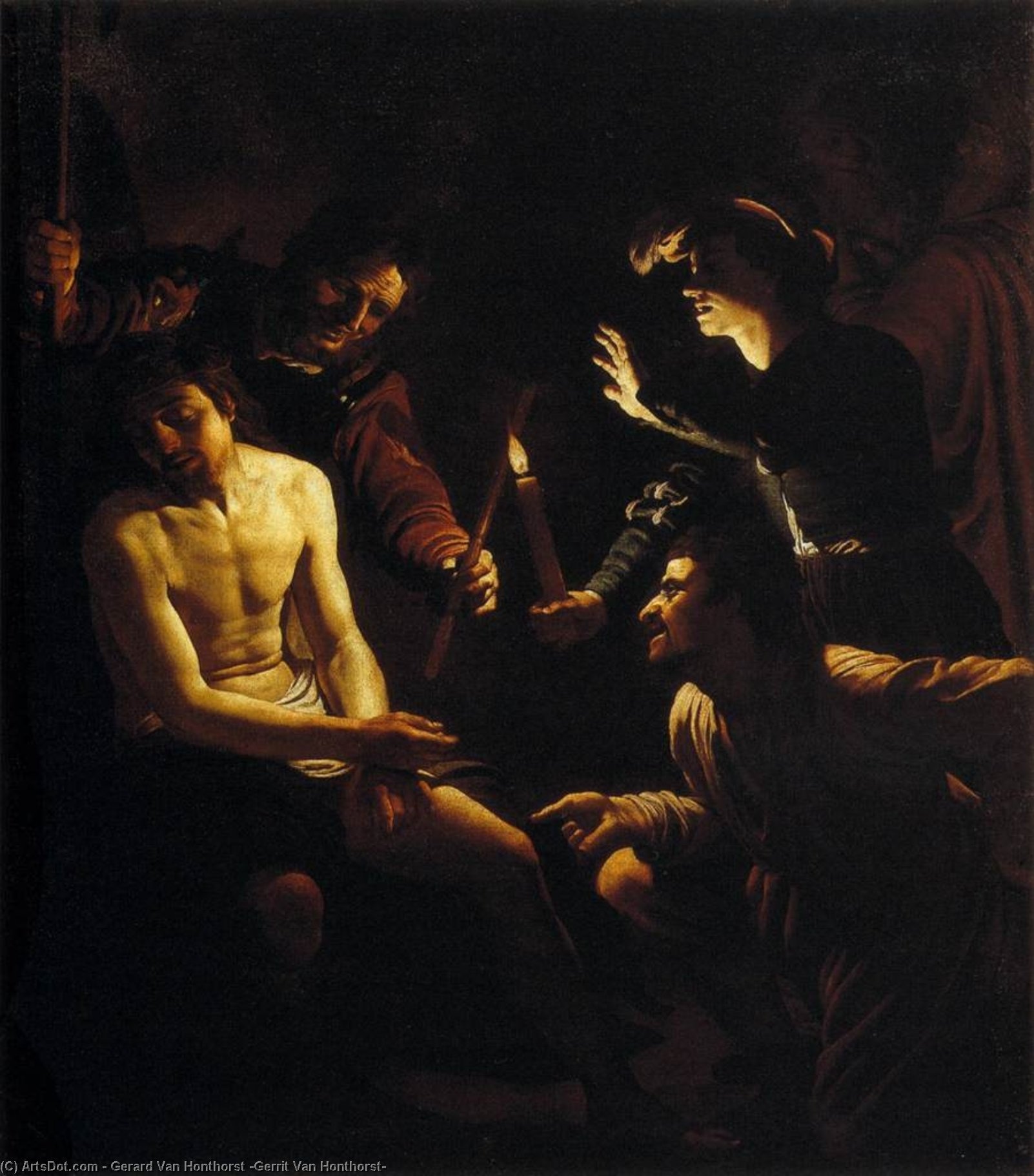 The Mocking Of Christ — Gerard Van Honthorst