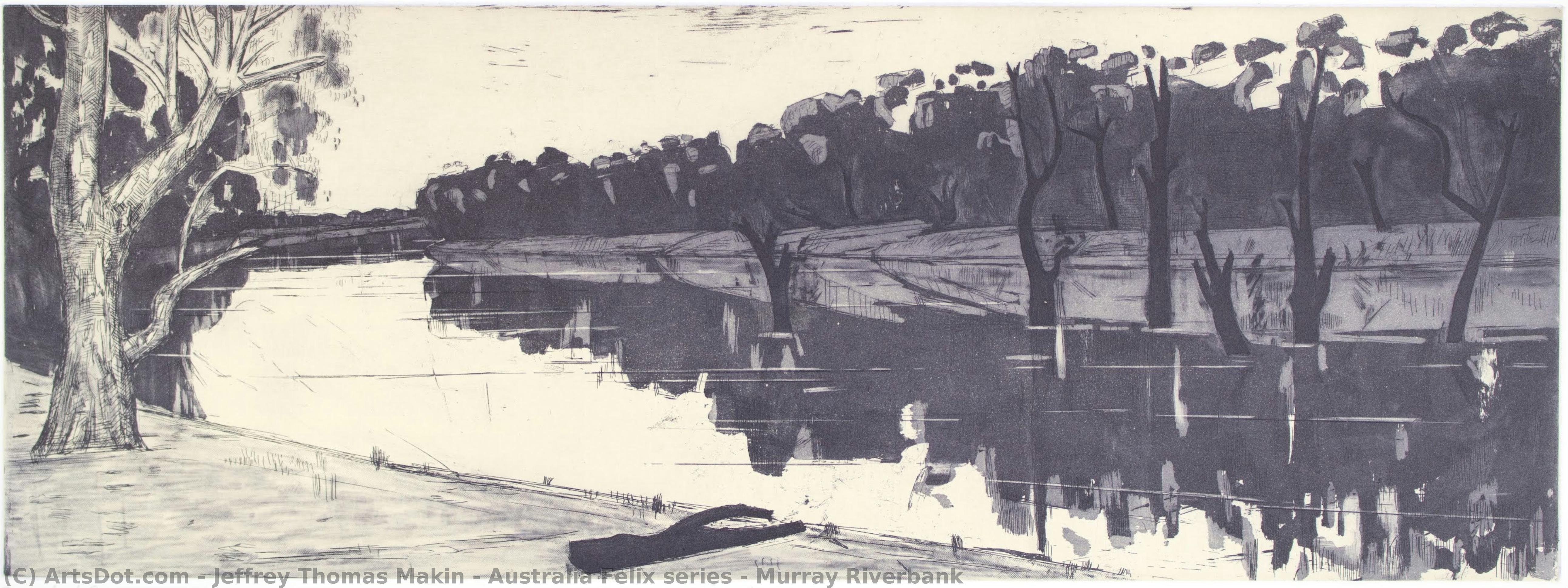 Australia Felix Series − Murray Riverbank — Džefri Tomas Makin