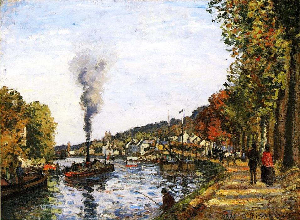 The Seine At Marly — Camille Pissarro