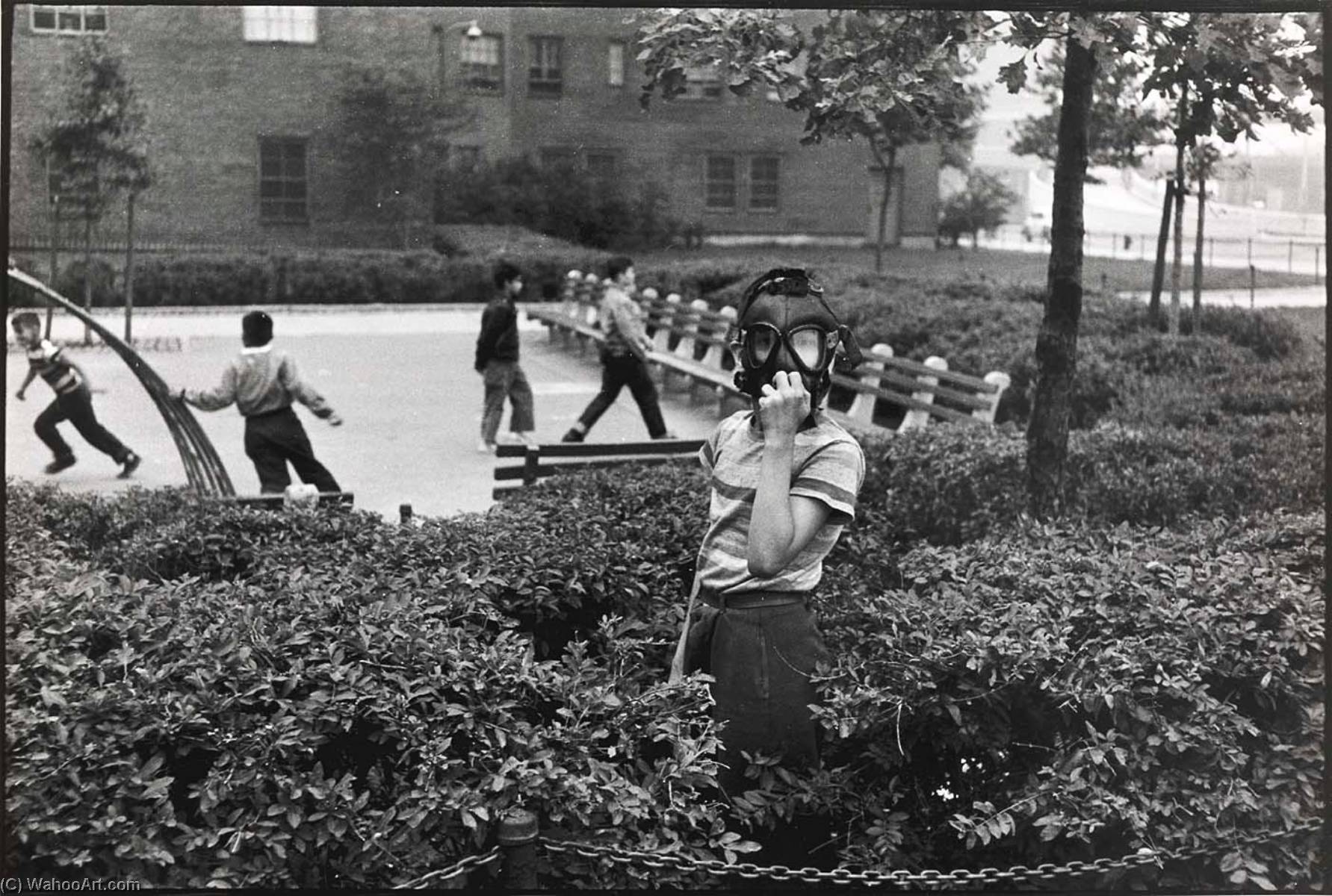 Gas Mask, Lower East Side — Frank Paulin