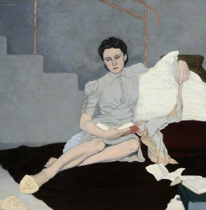 Girl In Grey — Louis Le Brocquy
