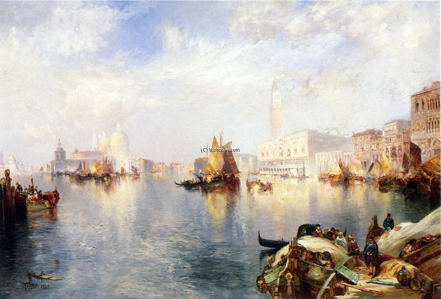 Venice, The Grand Canal With The Doge's Palace — Thomas Moran