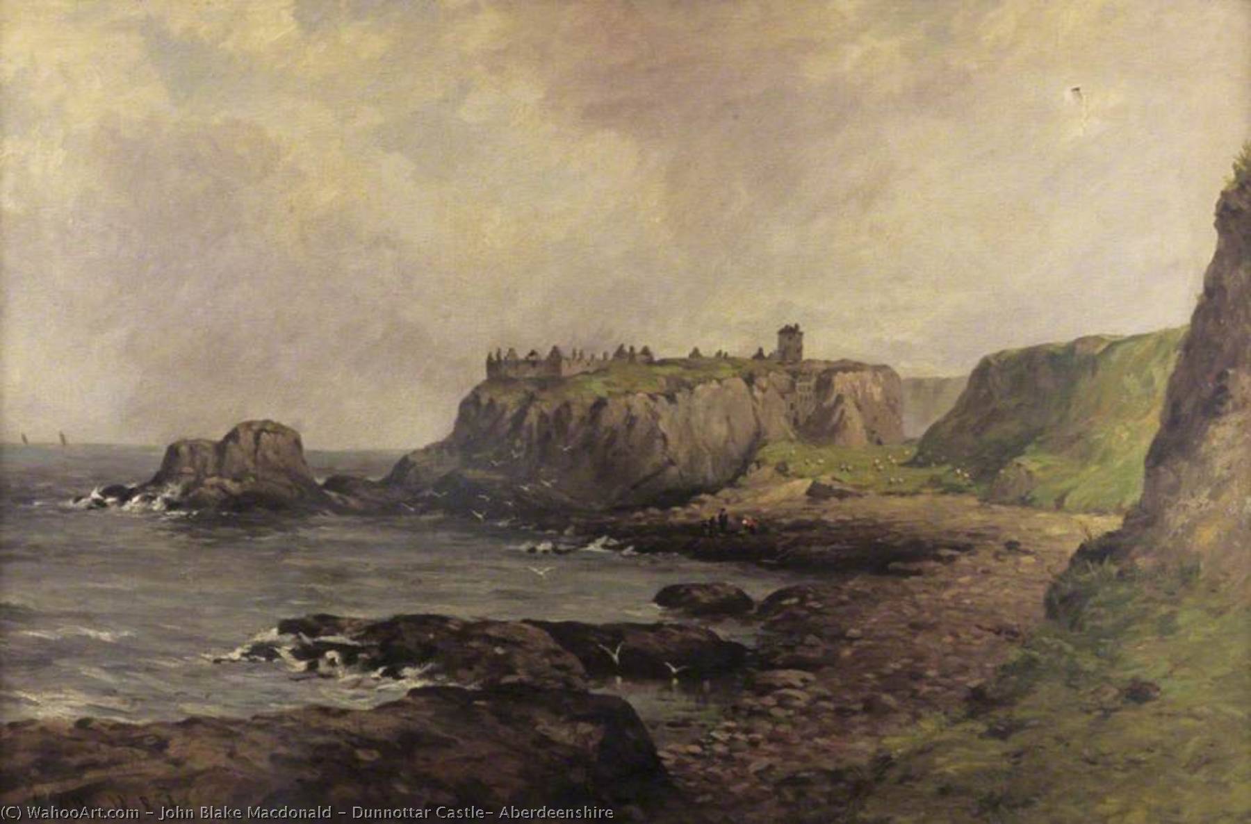 Dunnottar Castle, Aberdeenshire — John Blake Macdonald