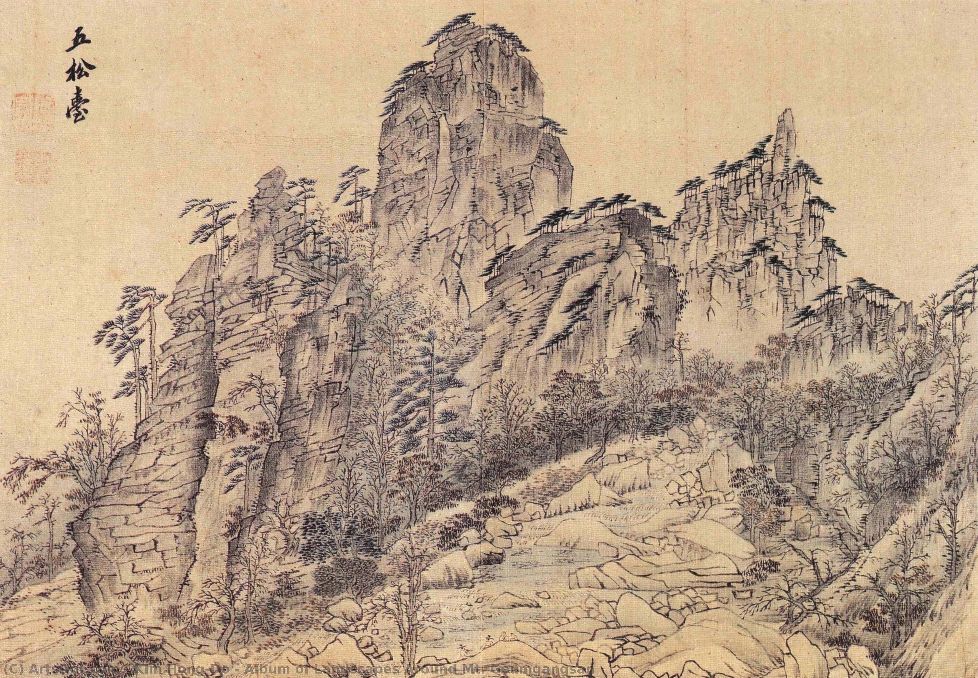 Album Of Landscapes Around Mt. Geumgangsan — Kim Hong-do