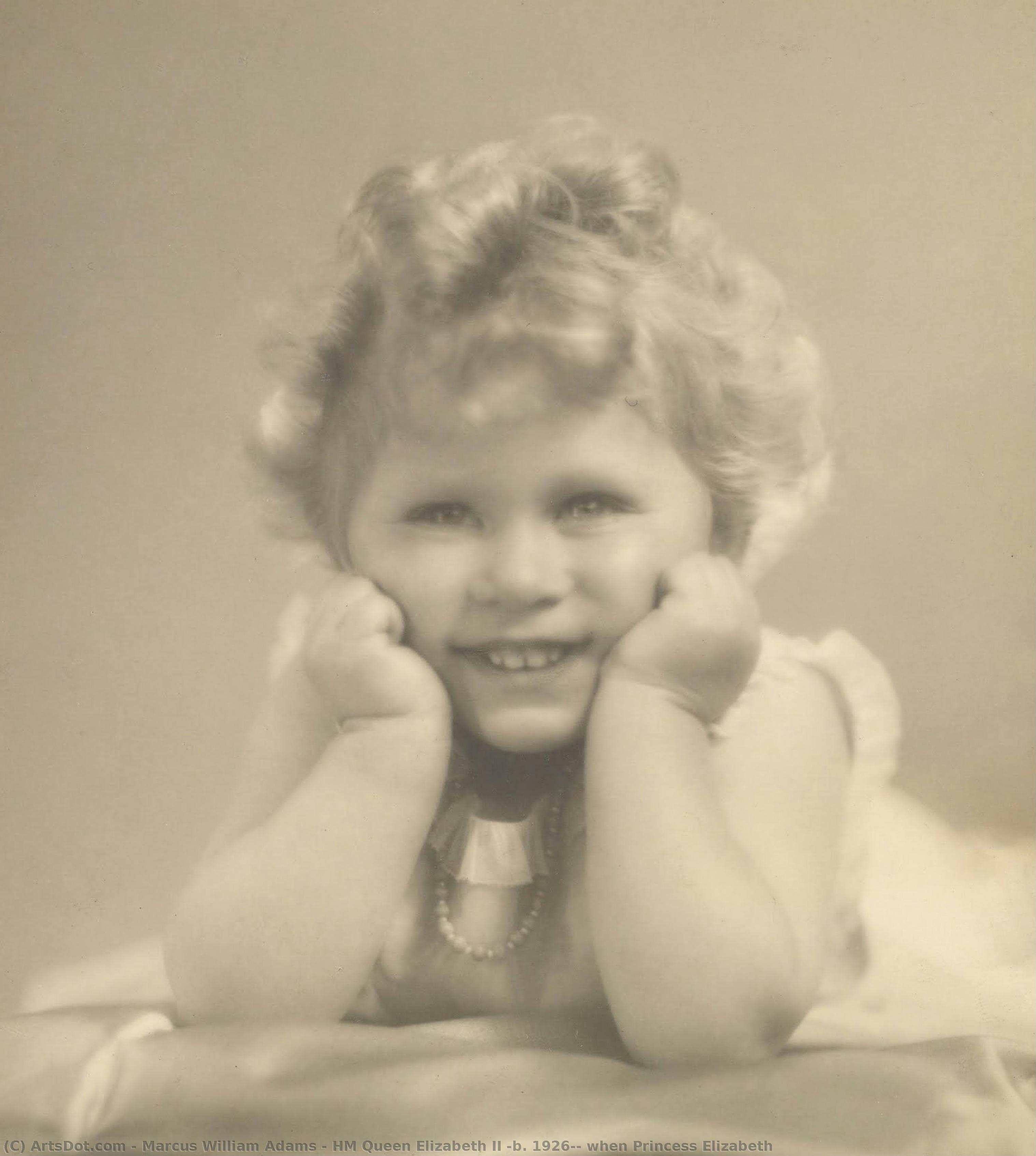 Hm Queen Elizabeth Ii (b. 1926), When Princess Elizabeth — Marcus William Adams