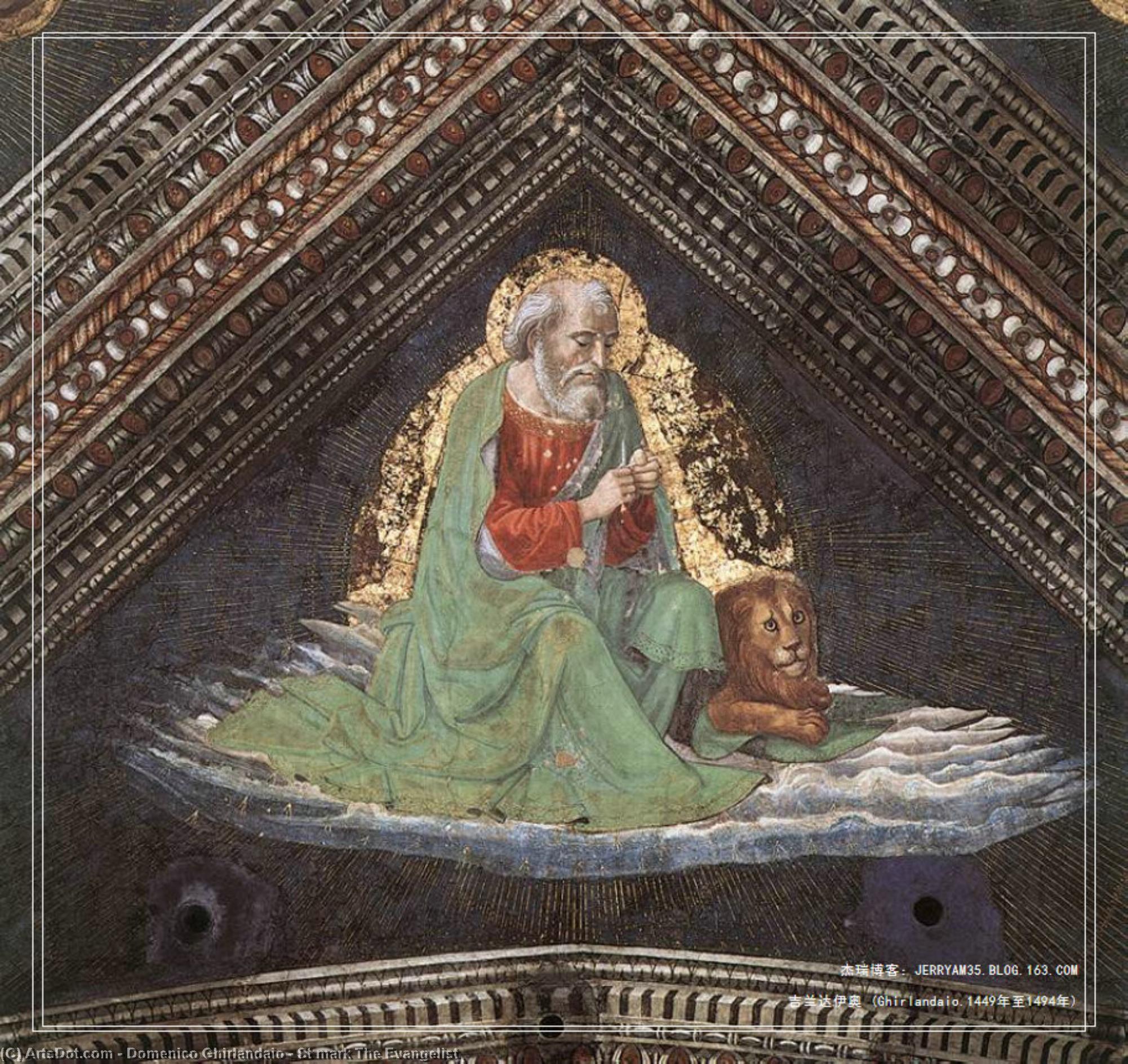 St Mark The Evangelist — Domenico Ghirlandaio