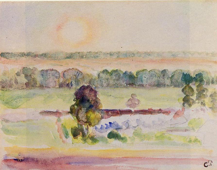 The Effect Of Sunlight — Camille Pissarro