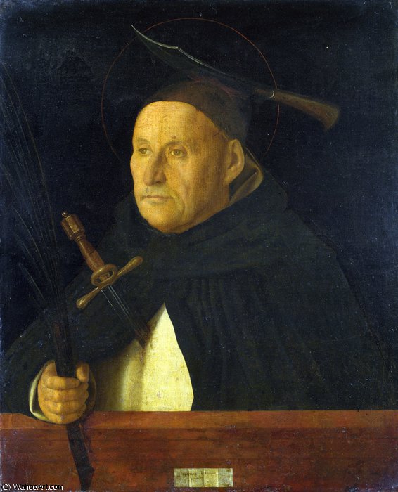 A Dominican, With The Attributes Of Saint Peter Martyr — Giovanni Bellini