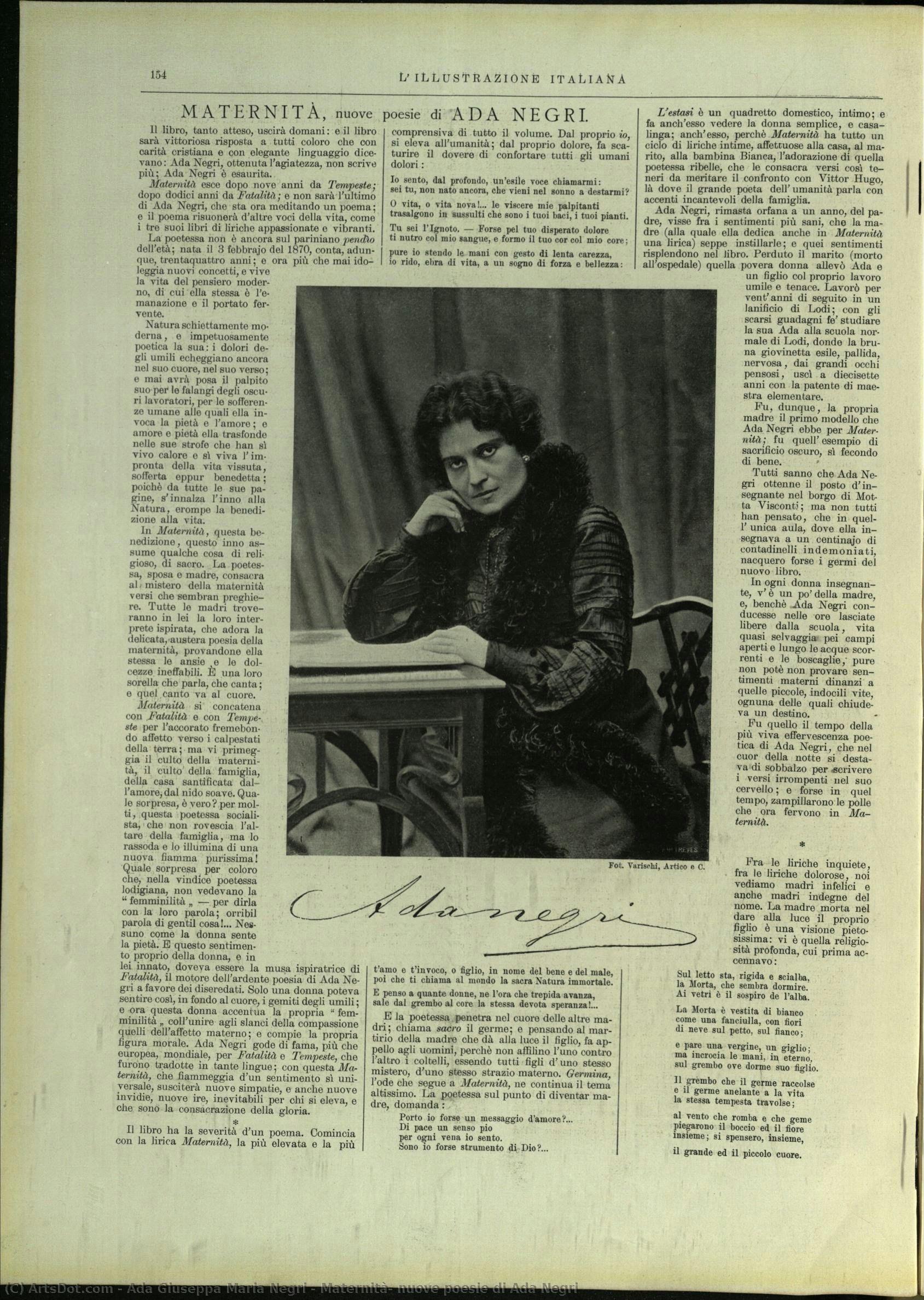 Maternità, Nuove Poesie Di Ada Negri — Ada Giuseppa Maria Negri