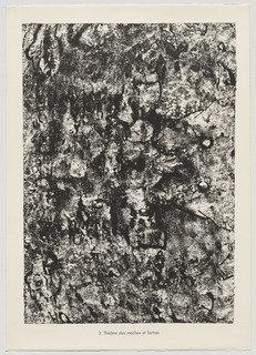 Theater Of Strands And Tears (théâtre Des Mèches Et Larmes) From The Portfolio Theater Of The Earth (théâtre Du Sol) From Phenomena (les Phénomènes) — Jean Philippe Arthur Dubuffet