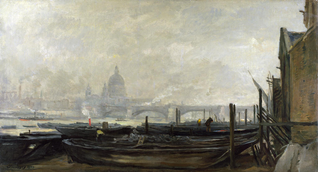 St Paul's From The Surrey Side — Charles-françois Daubigny
