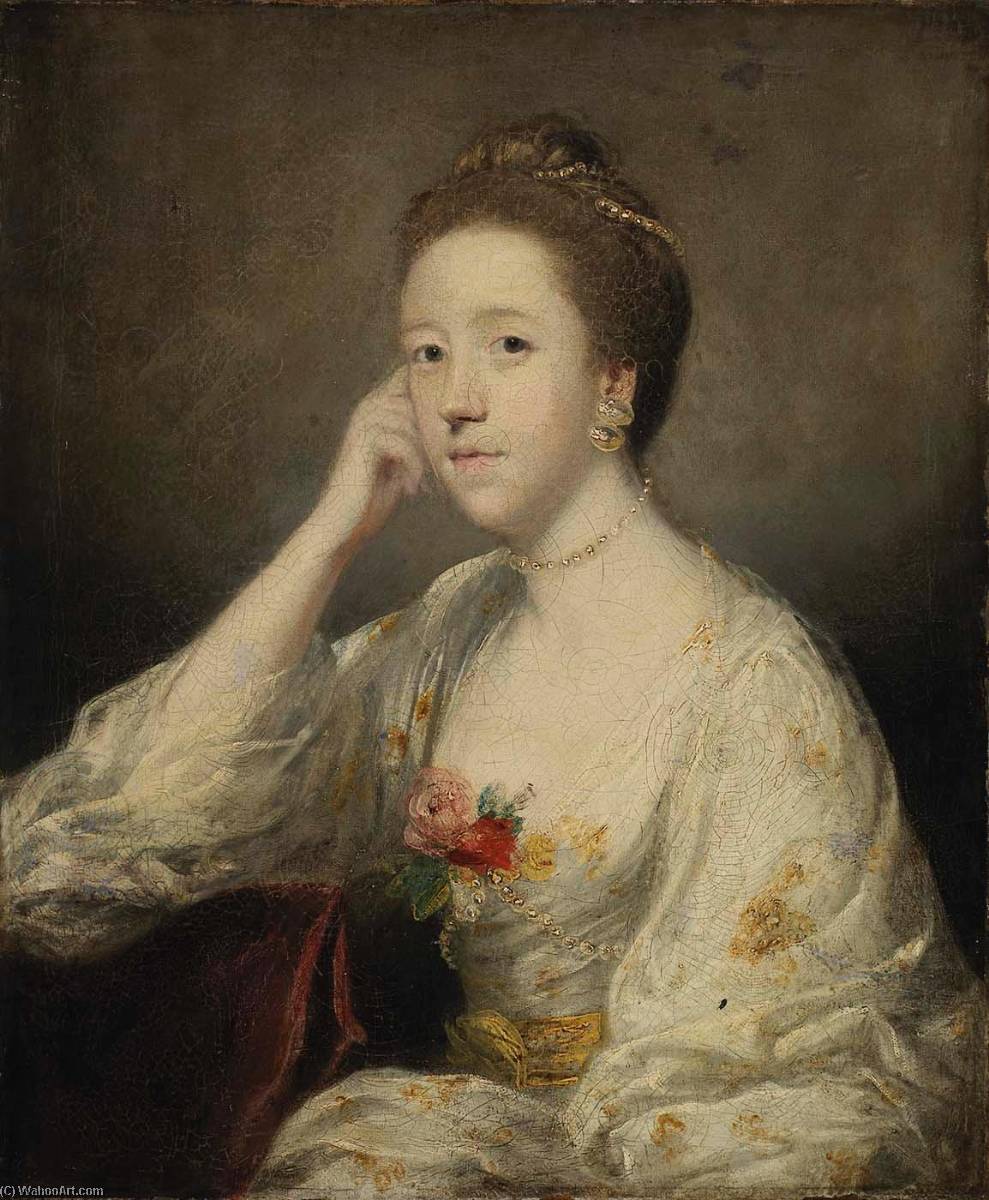 Portrait Of A Lady In White — Sir Joshua Reynolds