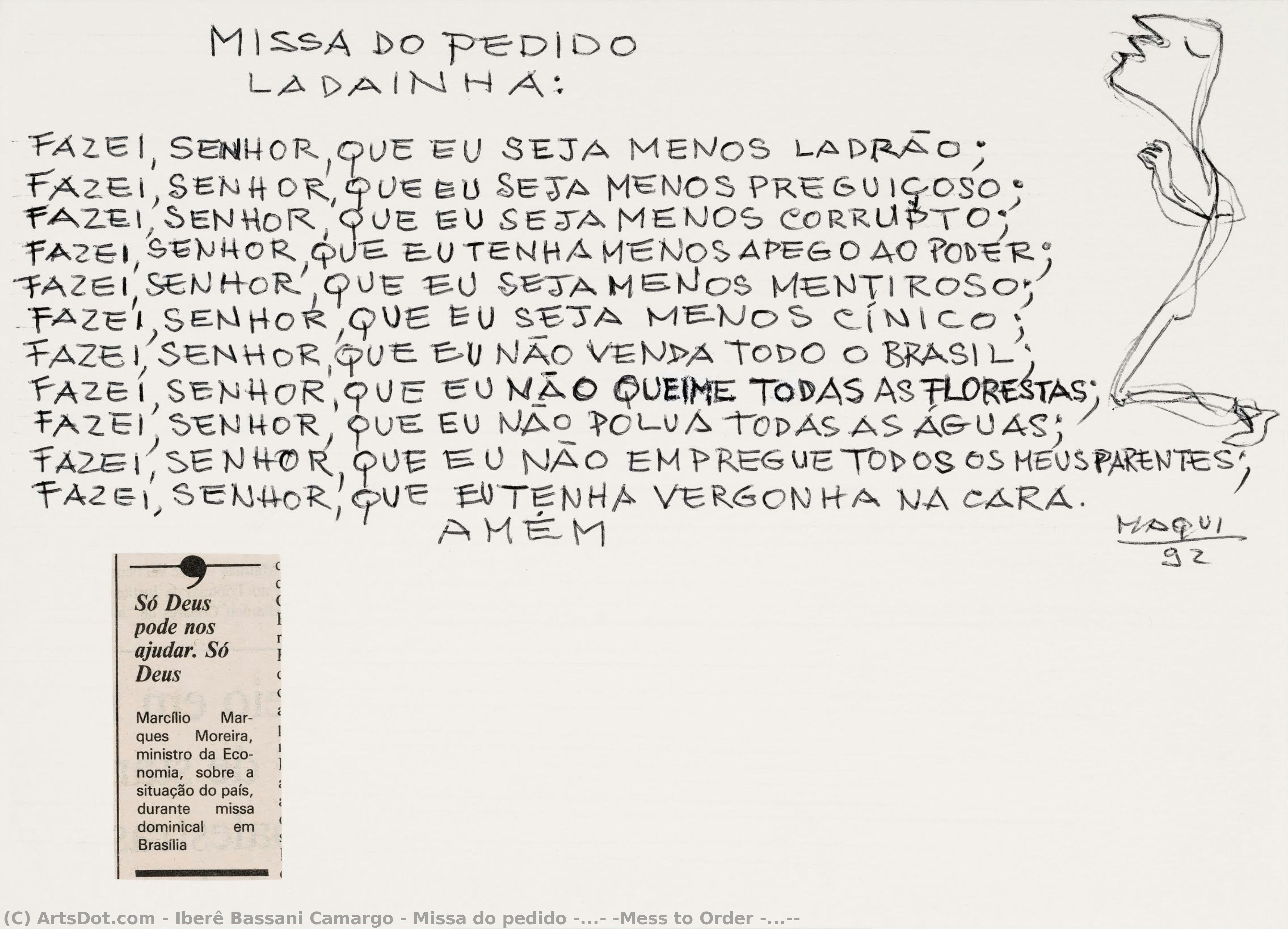 Missa Do Pedido [...] (mess To Order [...]) — Iberê Bassani Camargo