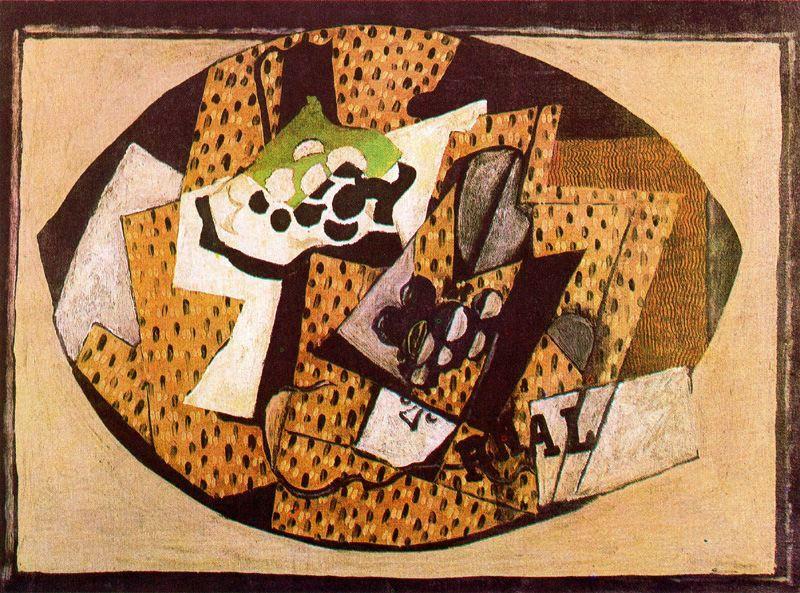 Still Life With Grapes (ii) — Жорж Брак