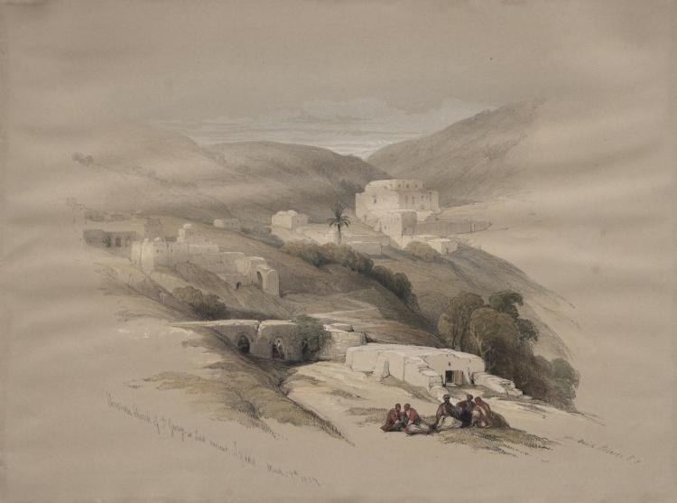 Christian Church Of St. George At Ludd, Ancient Lydda — David Roberts