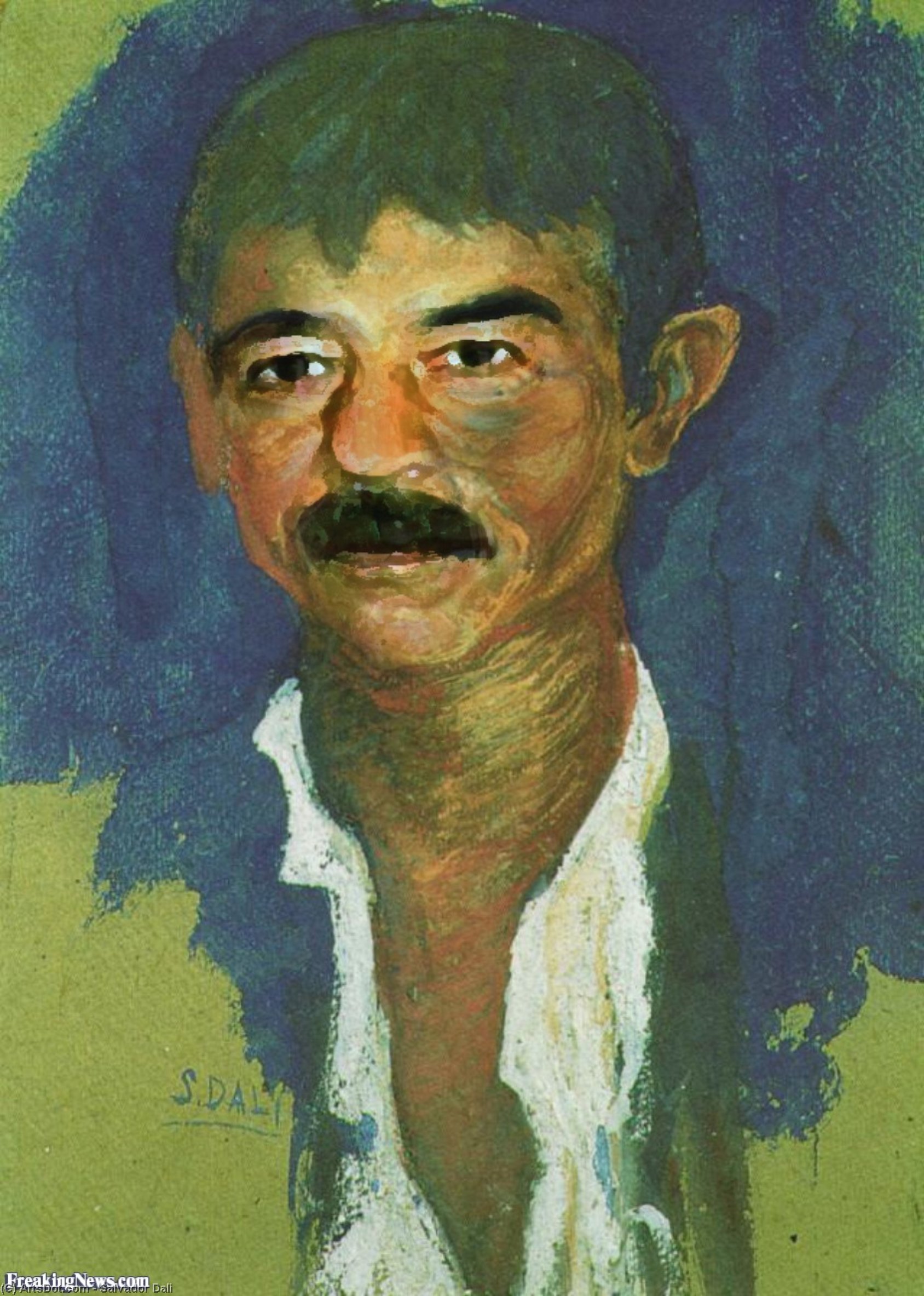 Portrait Of A Gipsy, 1919 — Salvador Dalí