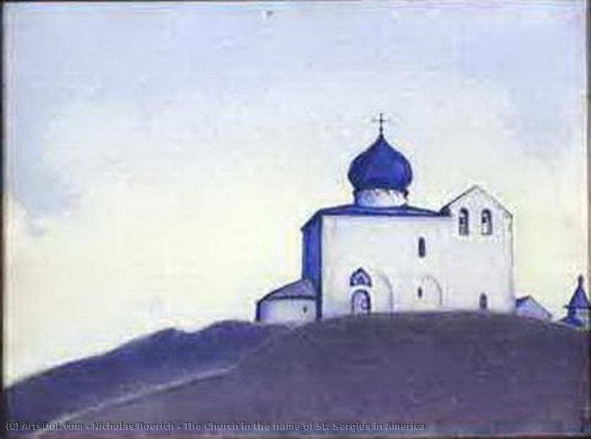 The Church In The Name Of St. Sergius In America — Nicholas Roerich
