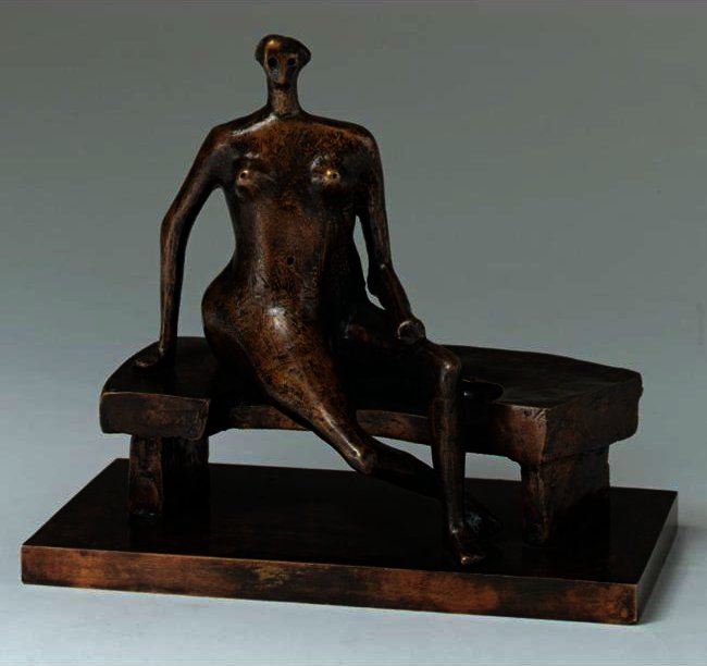 Seated Woman With Crossed Feet — Henry Moore