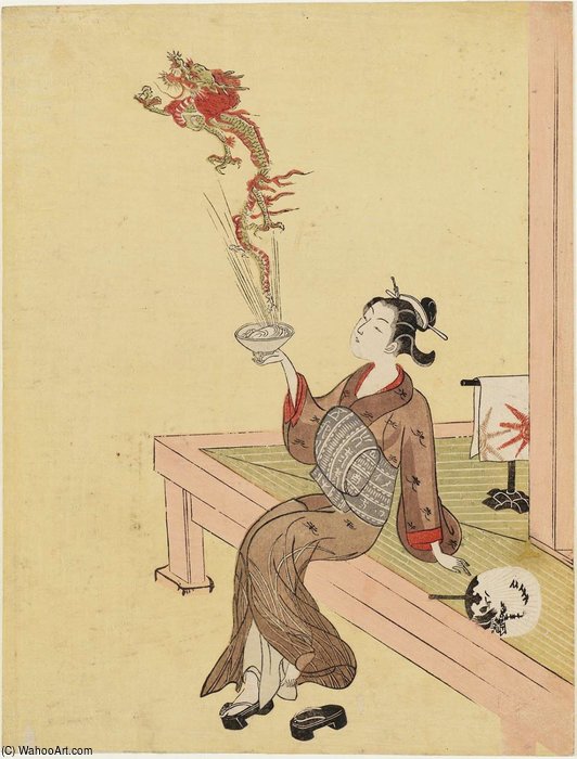 Parody Of Handaka Sonja — Suzuki Harunobu