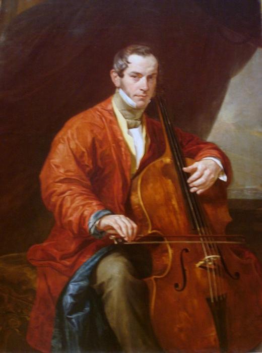 Portrait Of A Musician M. Vielgorsky — Karl Pavlovich Bryullov