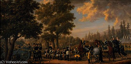 King Gustav Iii Of Sweden And A Soldier, Episode — Pehr Hilleström
