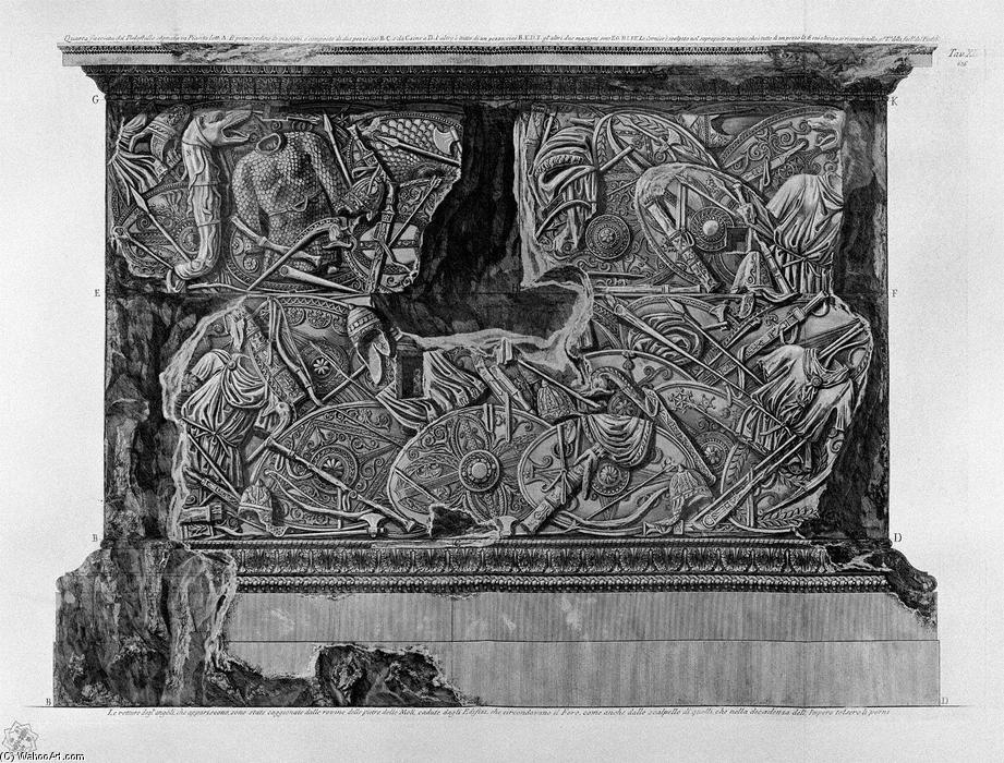 Fourth Side Of The Pedestal Of The Same Column — Giovanni Battista Piranesi