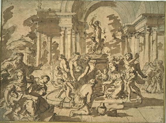 Coresus And Callirhoé — Luca Giordano