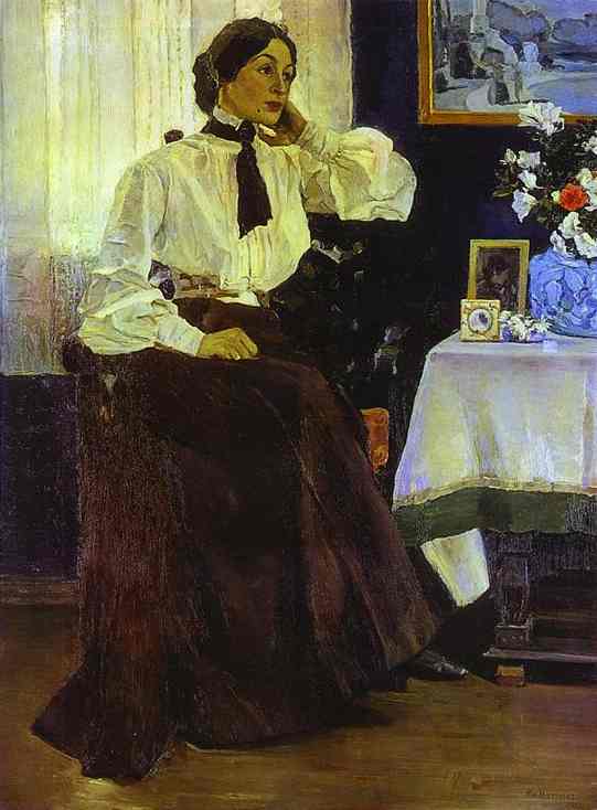 Portrait Of Ekaterina Nesterova — Mikhail Nesterov