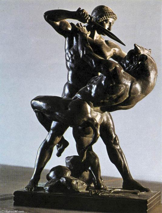 Theseus Slaying The Minotaur — Antoine-louis Barye