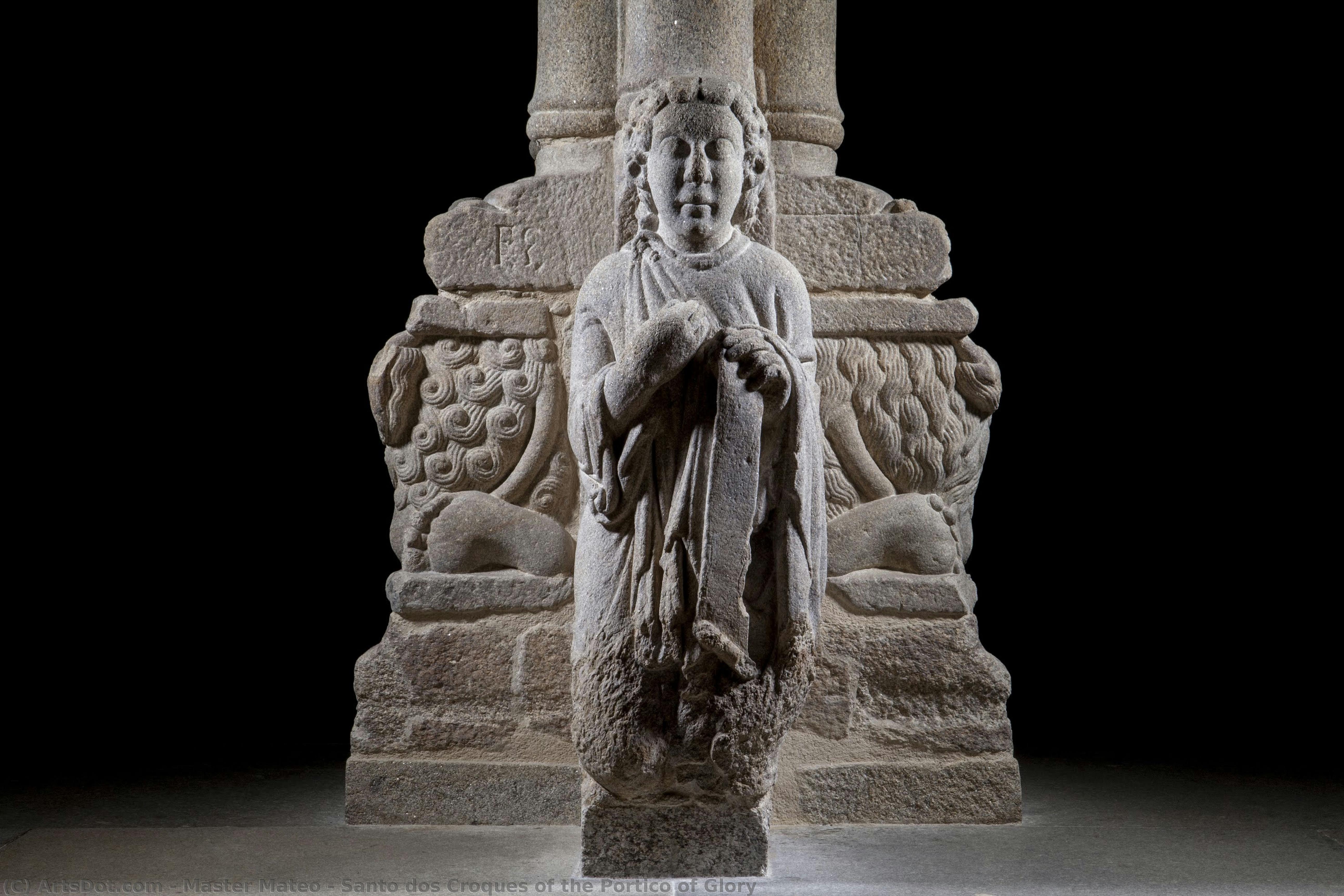 Santo Dos Croques Of The Portico Of Glory — Maestro Mateo