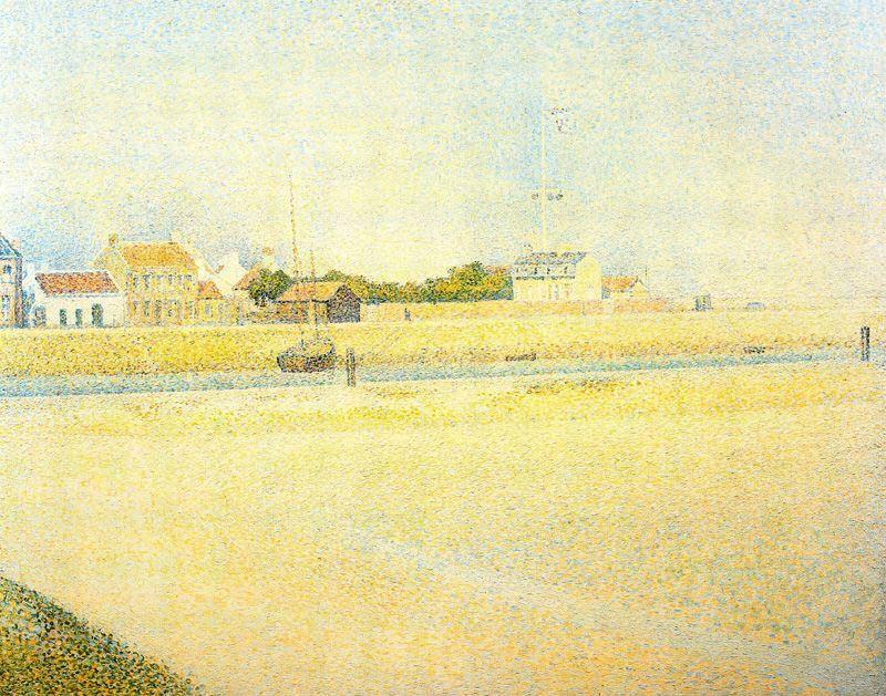 The Channel At Gravelines, Grand Fort-philippe — Georges Seurat
