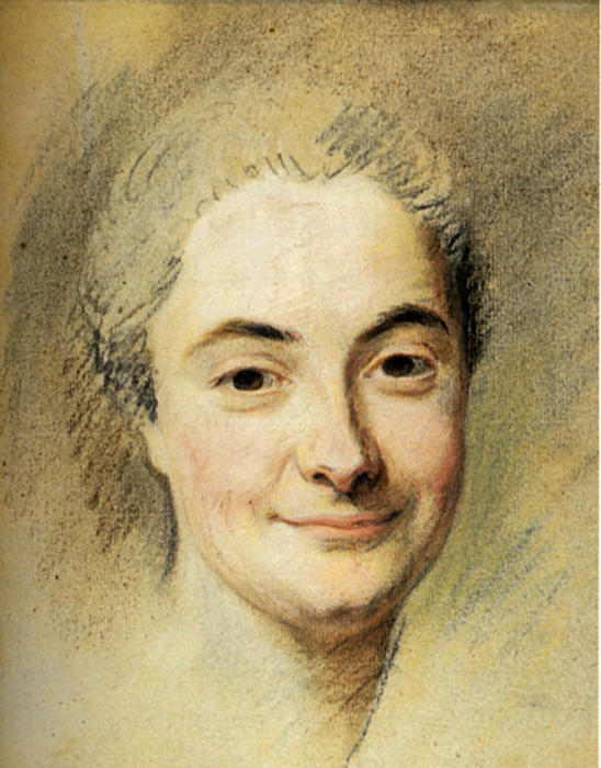 Portrait Of Mademoiselle Dangeville — Maurice Quentin De La Tour
