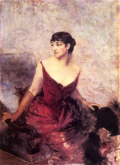 Countess De Rasty Seated In An Armchair — Giovanni Boldini