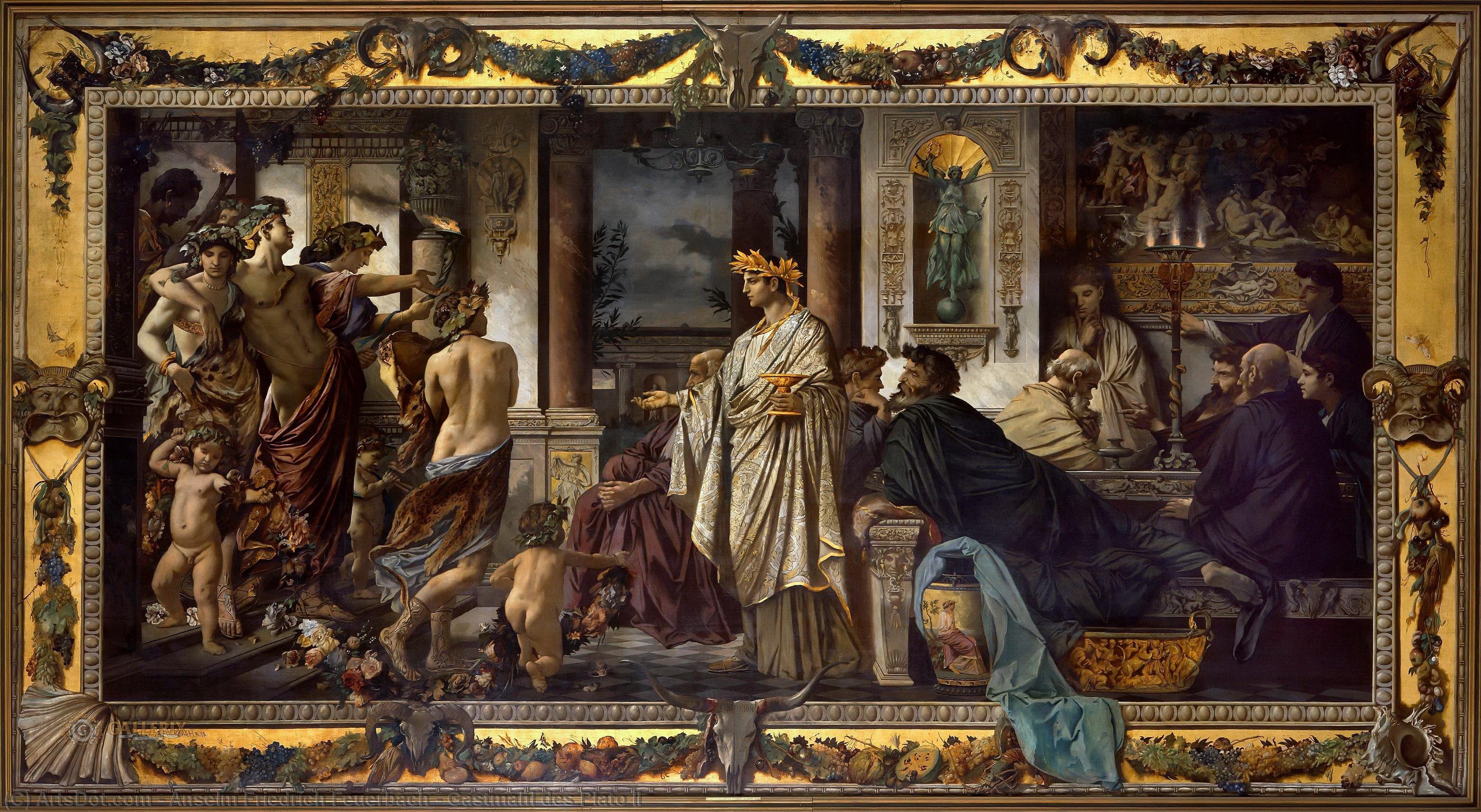 Gastmahl Des Plato Ii — Anselm Friedrich Feuerbach
