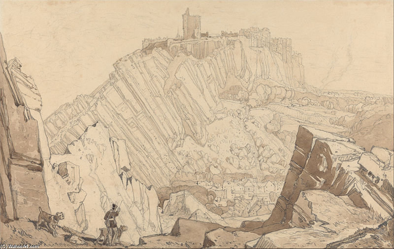 Domfront, Looking To The South East — John Sell Cotman