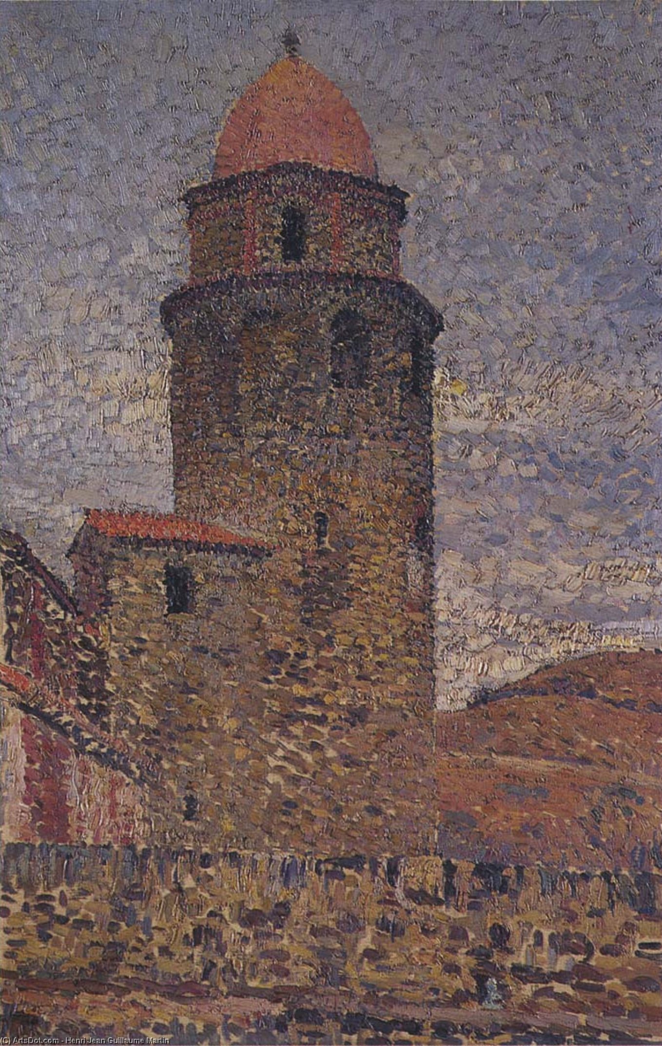 La Campana A Collioure — Henri Jean Guillaume Martin