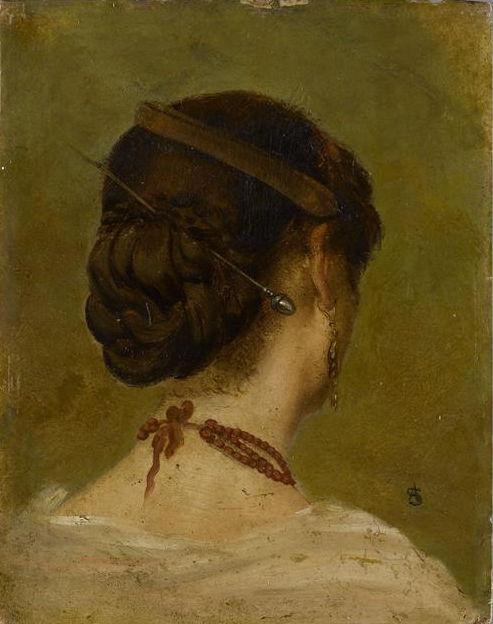 Head Of A Woman — Alfred Émile Léopold Stevens